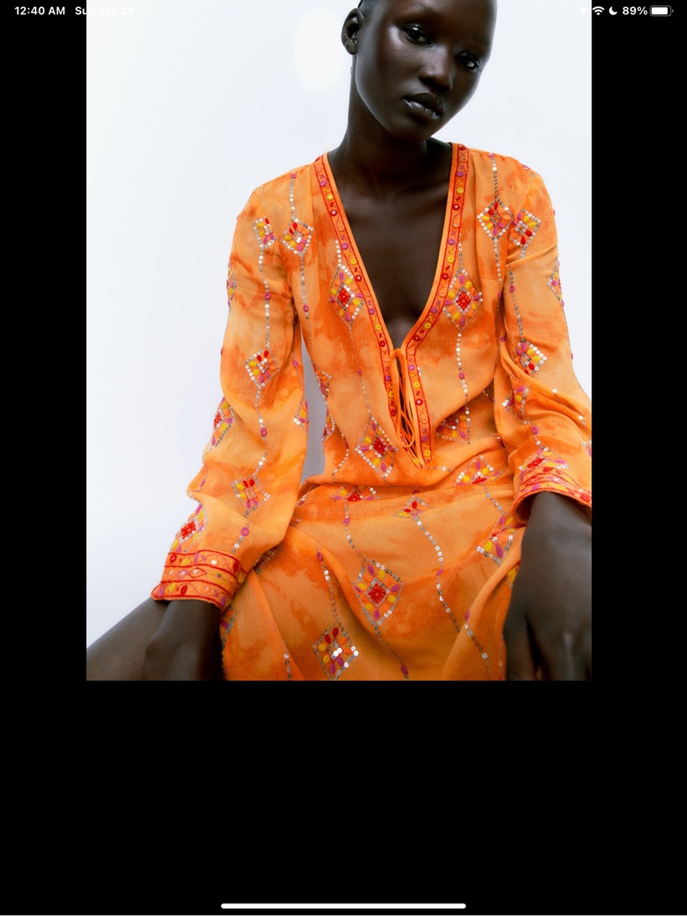 Zara shimmery tunic dress limited edition - Picture 13 of 15